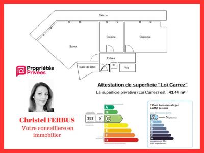 For sale Pavillons-sous-bois 2 rooms 43 m2 Seine saint denis (93320) photo 2