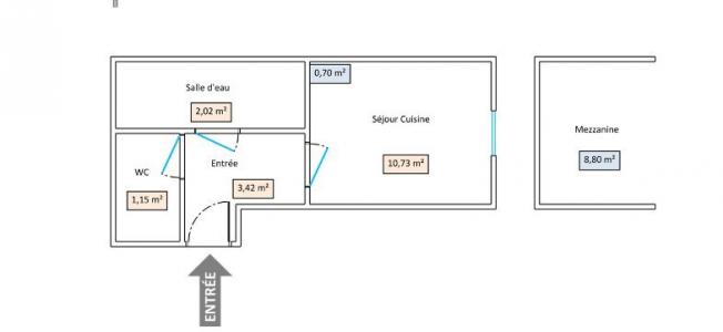 For rent Lyon-6eme-arrondissement 1 room 17 m2 Rhone (69006) photo 4