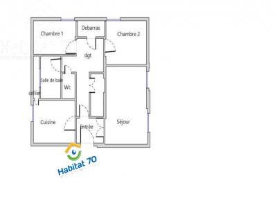 For rent Lure 3 rooms 62 m2 Haute saone (70200) photo 0