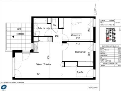 Louer Appartement 63 m2 Jassans-riottier