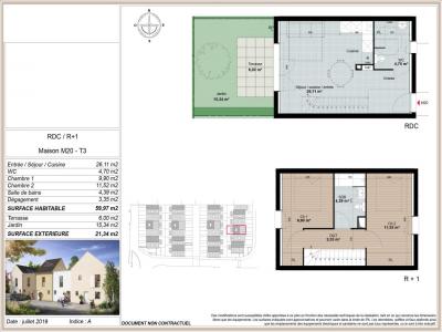 Annonce Location 3 pi�ces Maison Luisant 28