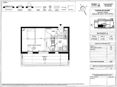 For rent Vertou 1 room 30 m2 Loire atlantique (44120) photo 1