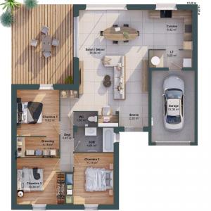 Acheter Maison 97 m2 Beaumont-la-ronce