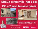 For sale Apartment Dreux  133 m2 5 pieces