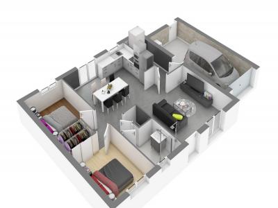 For sale Viglain 4 rooms 70 m2 Loiret (45600) photo 2