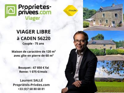 Life-annuity Caden 7 rooms 170 m2 Morbihan (56220) photo 0