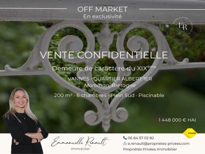 For sale Vannes 9 rooms 200 m2 Morbihan (56000) photo 0