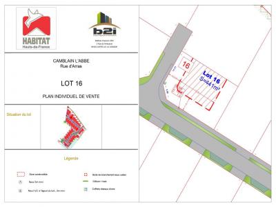 Annonce Vente Terrain Camblain-l'abbe 62