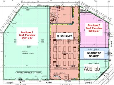 Louer Local commercial 931 m2 Vendome