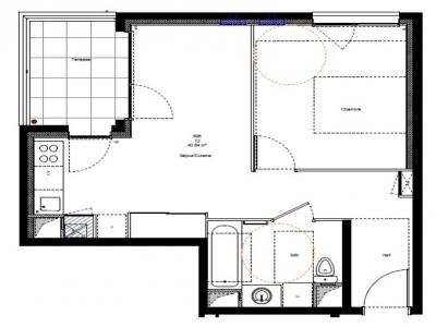 For rent Chambery 2 rooms 40 m2 Savoie (73000) photo 0