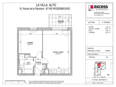 Louer Appartement 46 m2 Wissembourg