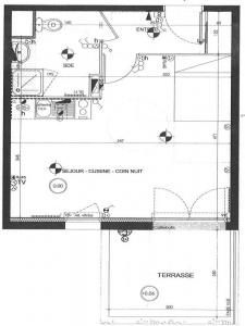 For rent Nantes 1 room 31 m2 Loire atlantique (44300) photo 4