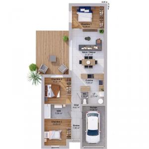 Acheter Maison 76 m2 Salles