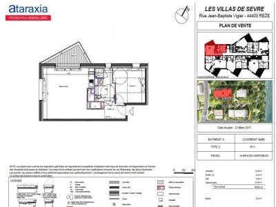 Annonce Location 2 pi�ces Appartement Reze 44