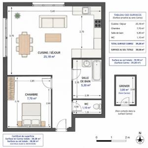 Acheter Appartement 39 m2 Sallanches