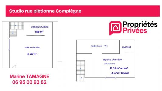Acheter Appartement Compiegne 62500 euros