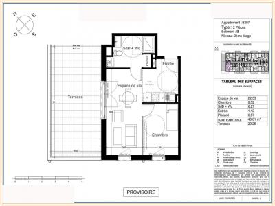 Louer Appartement 40 m2 Vernon