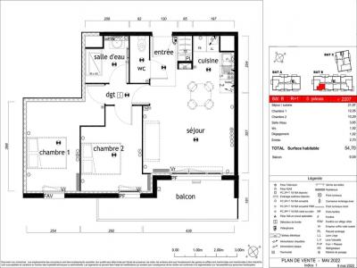 For rent Barp 3 rooms 54 m2 Gironde (33114) photo 3