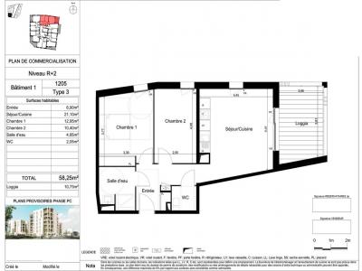 For rent Angers 3 rooms 58 m2 Maine et loire (49100) photo 4