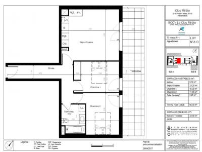 For rent Frontignan 3 rooms 60 m2 Herault (34110) photo 4