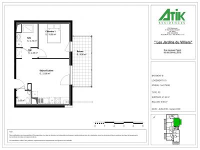 For rent Bavilliers 2 rooms 41 m2 Belfort (90800) photo 1