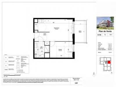 Annonce Location 2 pi�ces Appartement Lesquin 59