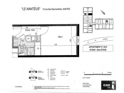 For rent Nantes 1 room 19 m2 Loire atlantique (44300) photo 1