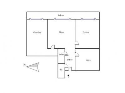 Annonce Vente 2 pi�ces Appartement Marseille-4eme-arrondissement 13