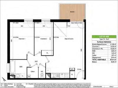Louer Appartement Cugnaux 749 euros