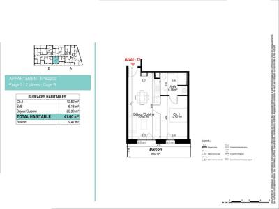 Annonce Location 2 pi�ces Appartement Bezannes 51