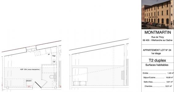 Annonce Vente 2 pi�ces Appartement Villefranche-sur-saone 69