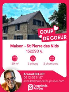For sale Saint-pierre-des-nids 5 rooms 139 m2 Mayenne (53370) photo 0