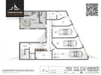 Acheter Terrain Granville 86000 euros
