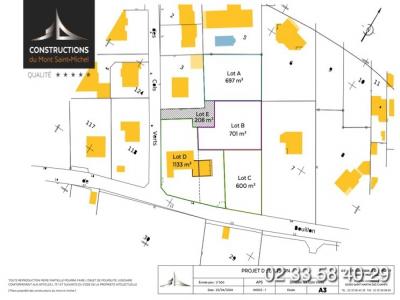 Acheter Terrain 700 m2 Jullouville