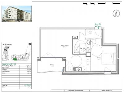 Louer Appartement 43 m2 Dijon