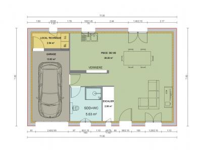 Acheter Maison 110 m2 Amenucourt