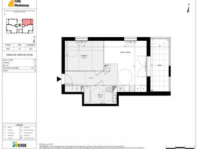 For sale Caluire-et-cuire 2 rooms 44 m2 Rhone (69300) photo 2