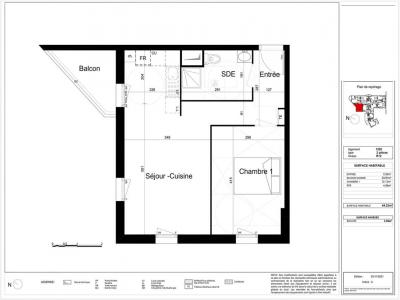 For rent Neuilly-plaisance 2 rooms 44 m2 Seine saint denis (93360) photo 1
