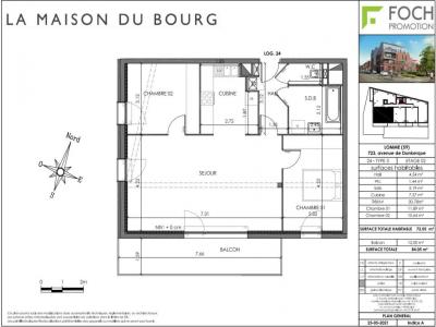 For rent Capinghem LILLE 3 rooms 72 m2 Nord (59160) photo 1