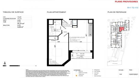 For rent Bihorel 2 rooms 41 m2 Seine maritime (76420) photo 4