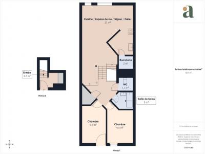 For sale Bezons 3 rooms 66 m2 Val d'Oise (95870) photo 2