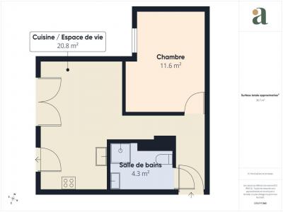 For sale Argenteuil 2 rooms 39 m2 Val d'Oise (95100) photo 2