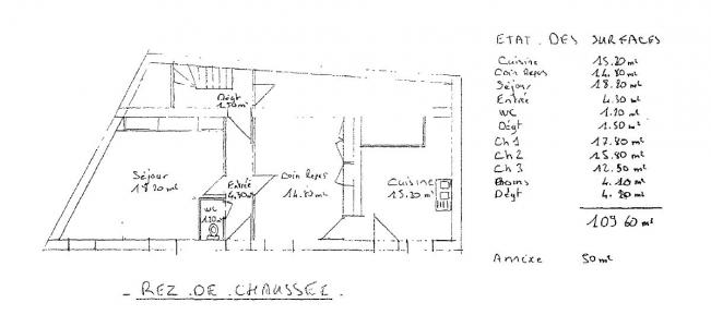 Annonce Vente 5 pi�ces Maison Chateau-renault 37