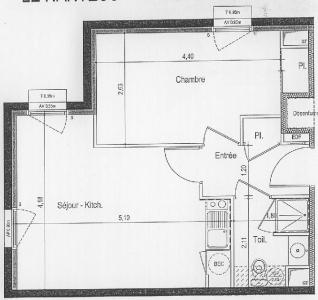 Annonce Location 2 pi�ces Appartement Nantes 44
