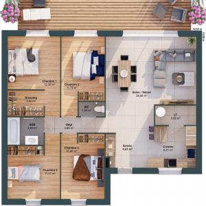 Acheter Maison 104 m2 Ambares-et-lagrave