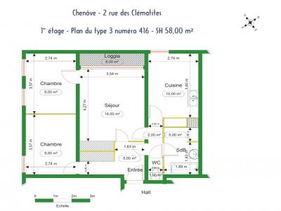 Louer Appartement Chenove Cote d'or