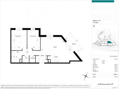For rent Valenciennes 3 rooms 65 m2 Nord (59300) photo 4