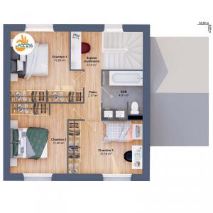 For sale Breuil-en-auge 5 rooms 89 m2 Calvados (14130) photo 3