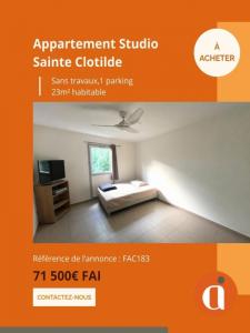For sale Saint-denis 1 room 23 m2 Reunion (97400) photo 0