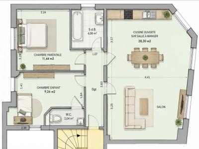 Acheter Appartement 59 m2 Saint-cloud